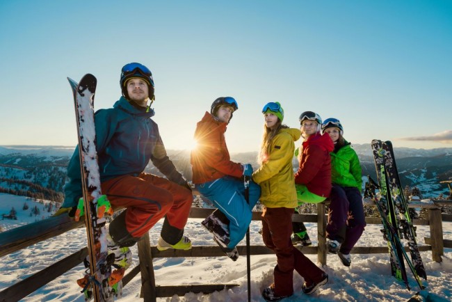 Skiurlaub mit Freunden im Appartement Barbara Kaml © Flachau Tourismus