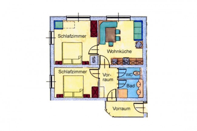 Doppel Mehrbettzimmer